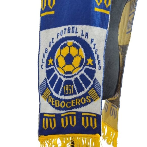 Club de Futbol La Piedad Soccer Club Scarf Yellow White Blue - Picture 2 of 8